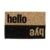 Capacho Home Style Super Print Hello Bye 40 x 60 cm