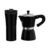 Cafeteira Italiana com Copo Térmico Black 6 Xícaras – Tognana
