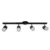 Spot Sobrepor Trilho Aluminio 75Cm – PRETO FOSCO
