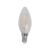 Lampada Vela Lisa Filamento E14 Led 2,5w 200lm 220v 2700k