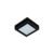 Plafon Led Sobrepor Quadrado 9W Preto Valencia – LED BRANCO FRIO (6500K)