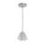 Pendente Aluminio Cristal Translucido Cromado Cast