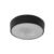 Plafon Sobrepor Aluminio Difusor Preto Nice
