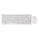 Teclado E Mouse Sem Fio 2.4 Ghz Multimidia Branco Usb Slim – Tc203 – Tc203