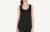 Blusa De Alças Largas Em Liocel – Preto