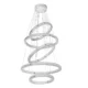 Pendente Led Aluminio Cristal Cromo 161w 3000k