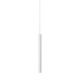 Pendente Tubo Redondo Branco Fosco 40cm G-9
