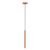 Lustre Tubo Redondo Cobre 40cm G-9