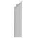 Base Perfil Sobrepor Esquerda 50Cm 45 Fit 15 – BRANCO