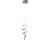 Pendente Led Metal Worm 30w 3000k Dourado