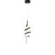 Pendente Led Metal Worm 30w 3000k Preto