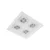 Plafon Embutir Aluminio 24,1Cm Recuado – BRANCO