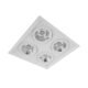 Plafon Embutir Aluminio 32,4Cm Recuado – BRANCO