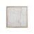 Quadro Decorativo Madeira Marrom Branco 30x30cm