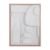 Quadro Decorativo Madeira Marrom Branco 40x30cm