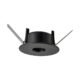 Plafon Embutir Gu10 Redondo Aluminio Face Plana 6W – PRETO