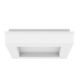Plafon Sobrepor Aluminio Led 10W 3000K Polar Quadrada – BRANCO