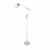 Luminaria De Piso Metal Beaver – BRANCO CROMADO