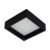 Plafon Led Sobrepor Deep Quadrado 12w 3000k Preto