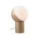 Luminaria De Mesa Led Moon 7w Metal 420lm 3000k Dourada