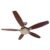 Ventilador De Teto Metal Termoplastico Cromado Modern
