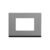 Placa Suporte Orion Class 4×2 3 Postos Horizontal Grafite