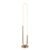 Luminaria De Piso Led 18w 3000k Dourado Wala
