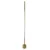 Luminaria De Piso Led Aluminio 3000k Dourado 1520lm Fit15