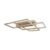 Plafon Led Sobrepor Metal Champagne 82w 3000k Yamamura