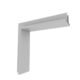 Juncao Curva Teto Parede Perfil Up Branco