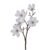 Flor Magnolia Real Decorativa Plastico Branco