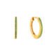Brinco Argola Life com Banho de Ouro Amarelo 12 mm