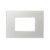 Placa 4×2 3 Postos Quadrados Soft Arteor Aluminio