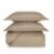 Colcha King Trussardi 2 Porta Travesseiros 300 Fios Percal 100% Algodão Palazzi Nocciola