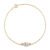 Pulseira Ouro Amarelo Prasiolita e Turmalinas Rosas