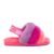 Sandália UGG Infantil Fluff Yeah Slide ROSA/ROXO