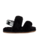 Sandália UGG Infantil Fluff Oh Yeah Preto