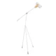 Luminaria De Piso Ferro Acrilico Bottle – BRANCO