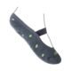 Meia Casual Sapatilha Pilates Cinza mescla medio 28-33