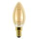 Lampada Led Vela Vintage Ambar E14 2w 210lm 2500k