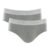 Kit 2 Cuecas Slip Cotton Calvin Klein Cinza mescla claro P
