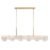 Pendente Metal Vidro Dourado Shell