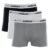 Kit 3 Cuecas Boxer Cotton Colcci Cinza mescla claro P