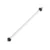 Haste 60cm Branco Fosco Para Ventilador Tks
