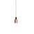 Pendente Led Aluminio Acrilico Cobre Preto 3w 3000k Virgo