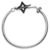 Pulseira Life Signature com Banho de Ródio Negro e Fecho Estrela