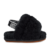 Sandália UGG Fluff Yeah Slide Baby Preto