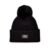 Gorro UGG Chunky Rib Logo Preto – Único