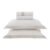 Jogo de Cama Casal Trussardi 300 Fios Percal 100% Algodão Egípcio Andreani Branco/Legno