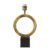 Base De Abajur Metal Dourado E Preto E27 40w